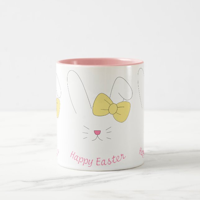 Caneca de café Happy Easter Två-Tonad Mugg (Center)