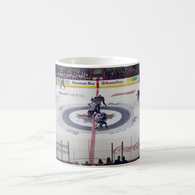 Caneca de Café Hockey 11 oz Cerâmica W-PT ZLE Kaffemugg (Center)