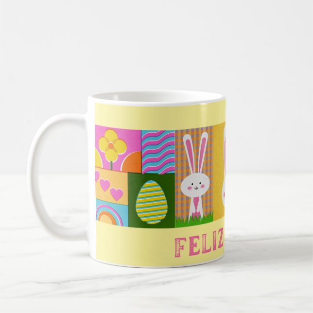 Caneca de café Páscoa 11 oz cerâmica W-PT ZLE  Kaffemugg (Vänster)