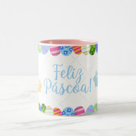 Caneca de café Páscoa 11 oz cerâmica W-PT ZLE  Två-Tonad Mugg