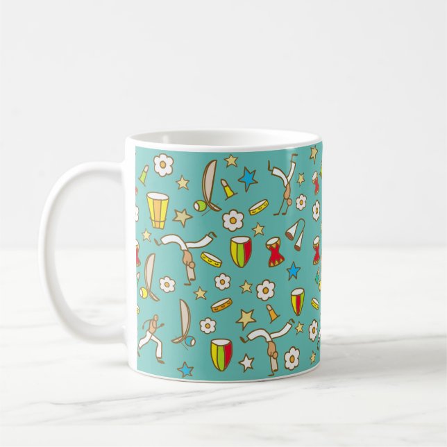Caneca de capoeira para crianças kaffemugg (Vänster)