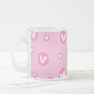 Caneca de Porcelana com Corações Frostad Glasmugg
