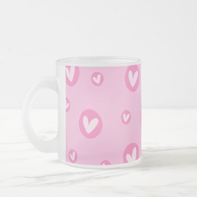Caneca de Porcelana com Corações Frostad Glasmugg (Vänster)