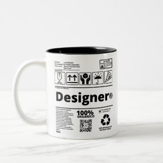Caneca Designer Två-Tonad Mugg
