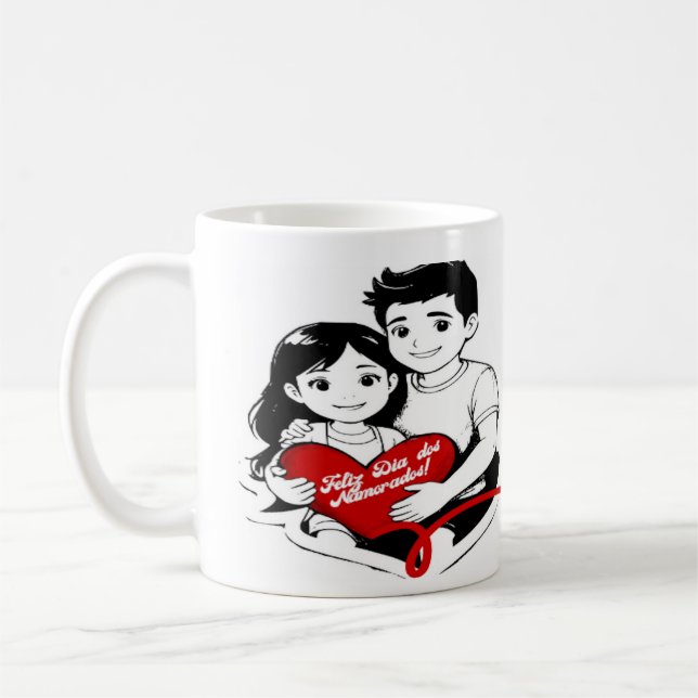 Caneca Dia dos Namorados Kaffemugg (Vänster)