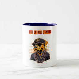 Caneca DOG KING Två-Tonad Mugg
