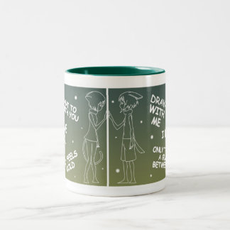 Caneca Draw With Me Två-Tonad Mugg
