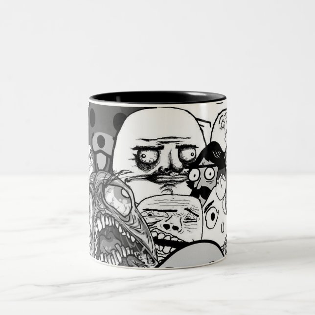 Caneca em dois tons -  All Memes Två-Tonad Mugg (Center)