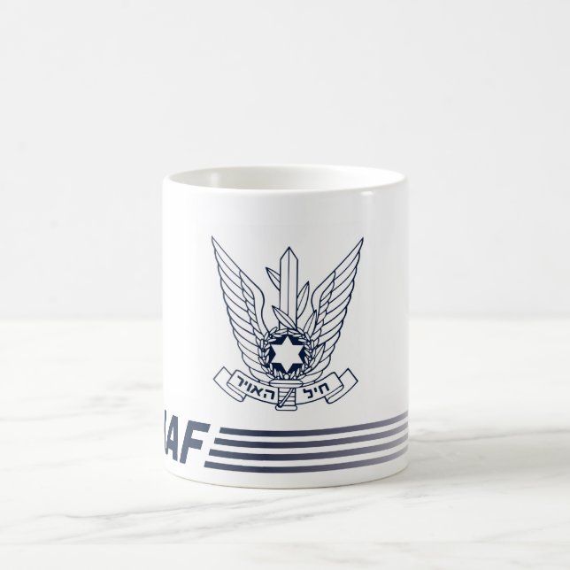 Caneca emblema IAF - ISRAELI AIR FORCE Kaffemugg (Center)