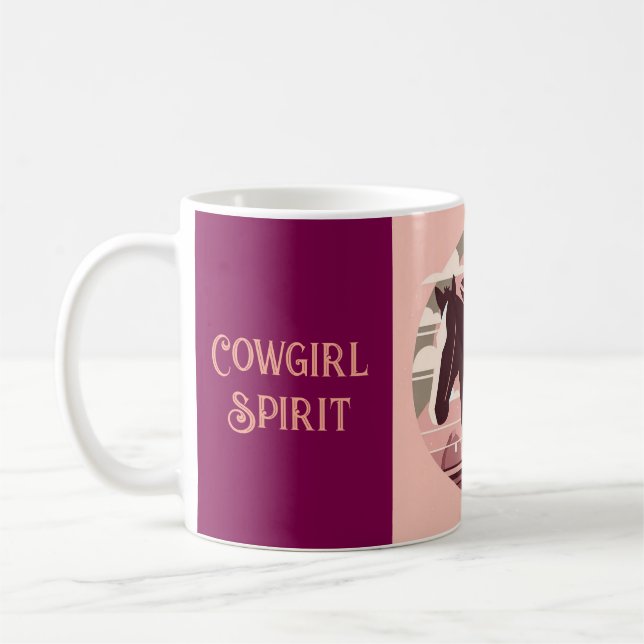 caneca estampada garota cowgirl  kaffemugg (Vänster)
