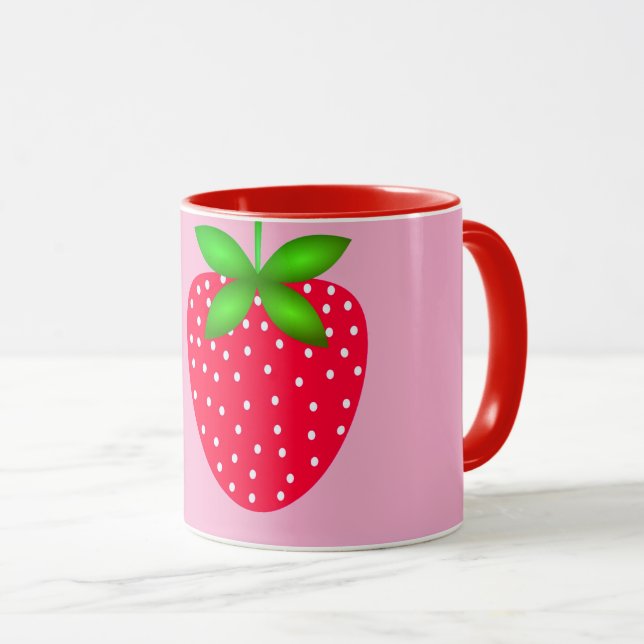 caneca estampada morango mugg (Framsida höger)