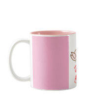caneca estampada ´pássaros romântica com coração
