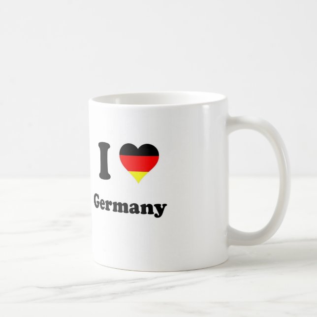 Caneca EU AMO A ALEMANHA Kaffemugg (Höger)