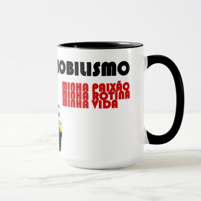 Caneca - Fanáticos por automobilismo Mugg (Höger)