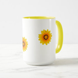 Caneca flor amarela fotografia autoral mugg