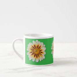 Caneca Flor Gazânia com joaninha - foto autoral Espressomugg