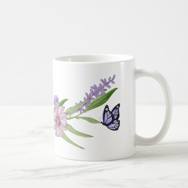 Caneca Flores e Borboletas Kaffemugg (Höger)