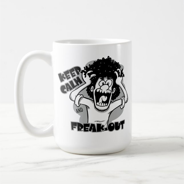 Caneca Freak Out Kaffemugg (Vänster)