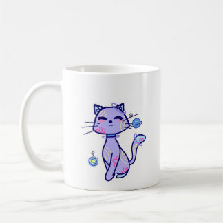 Caneca gato espacial kaffemugg