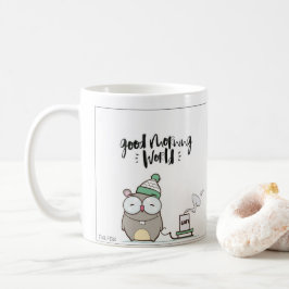 Caneca Good Morning World - DKLFDK Kaffemugg