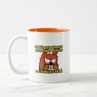 Caneca Grumpy Antissocial Två-Tonad Mugg