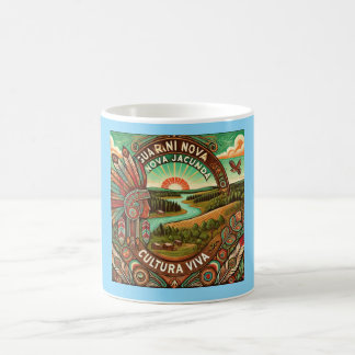 Caneca "Guarani Nova Jacundá Cultura Viva" Kaffemugg