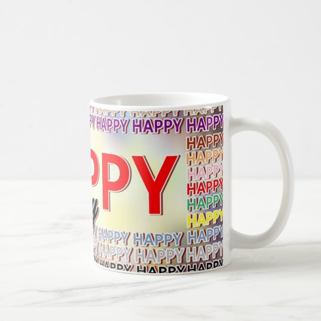 Caneca HAPPY DAY Kaffemugg (Höger)