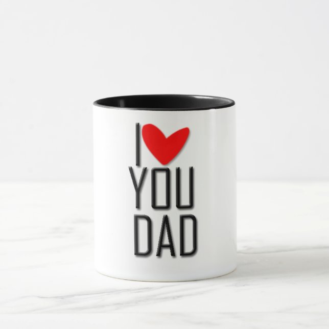 Caneca - I love you dad Mugg (Center)