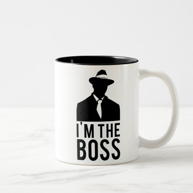Caneca I'm the Boss Två-Tonad Mugg (Höger)