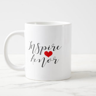 Caneca inspiradora de amor jumbo mugg