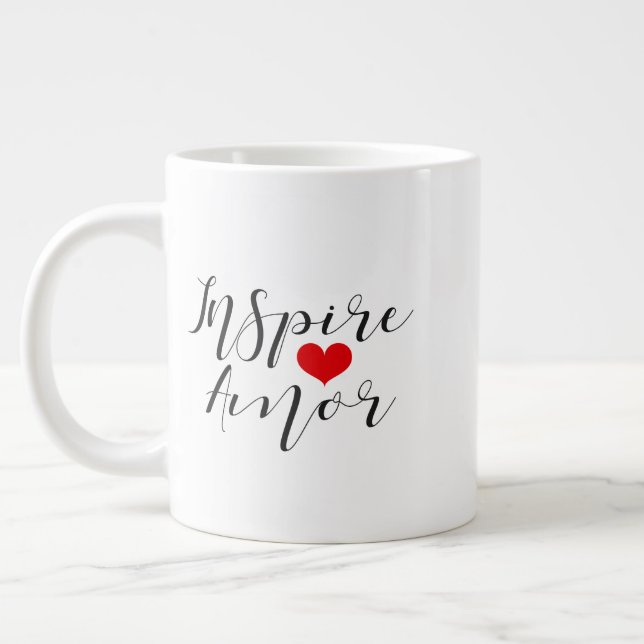 Caneca inspiradora de amor jumbo mugg (Vänster)