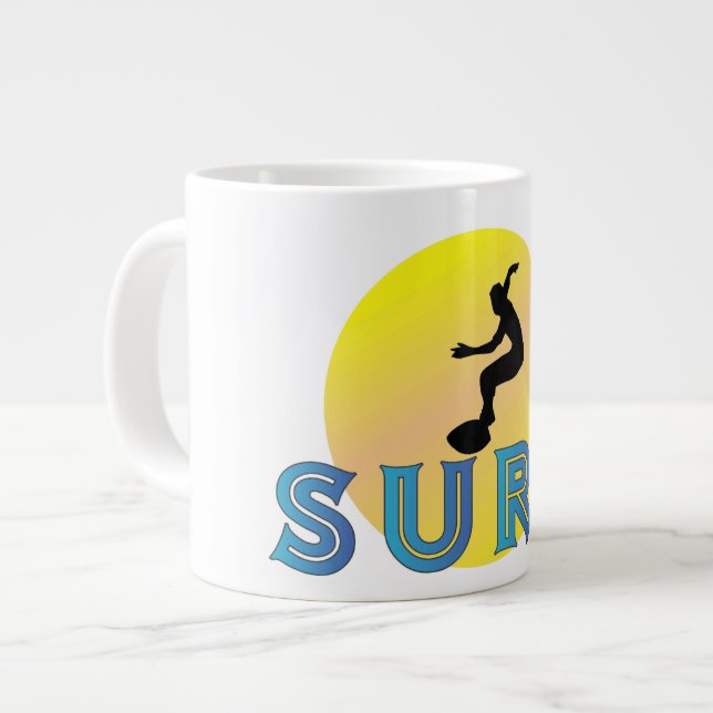 caneca jumbo personalizada  surf mugg (Framsida vänster)