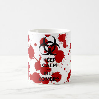 Caneca Keep Calm And Kill Zombies Kaffemugg