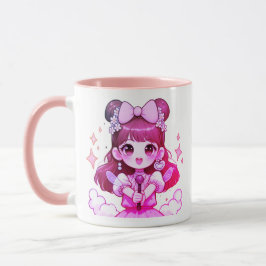 caneca kpop garota cantora desenho  mugg