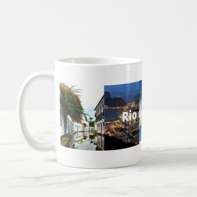 Caneca lembrança de Rio de Janeiro Kaffemugg (Vänster)