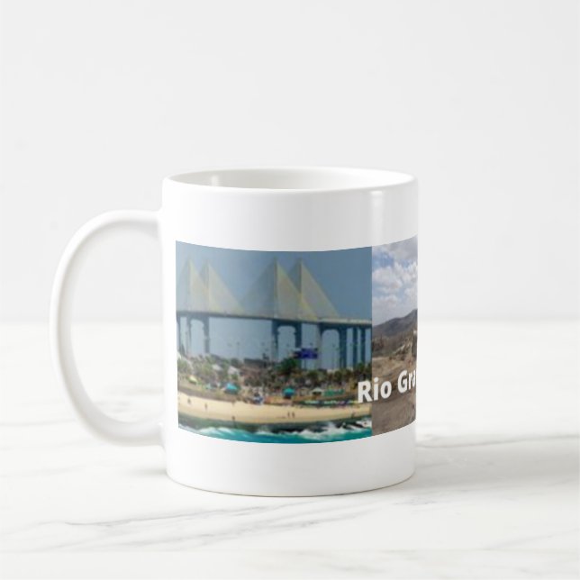 Caneca lembrança de Rio Grande do Norte - Brasil Kaffemugg (Vänster)