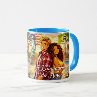 Caneca literária A linguagem do amor Mugg