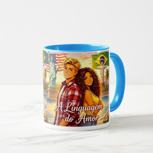 Caneca literária A linguagem do amor  Mugg (Framsida höger)