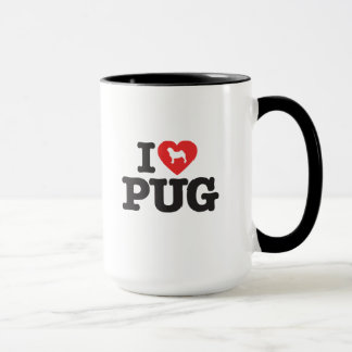 Caneca Love Pugs Mugg