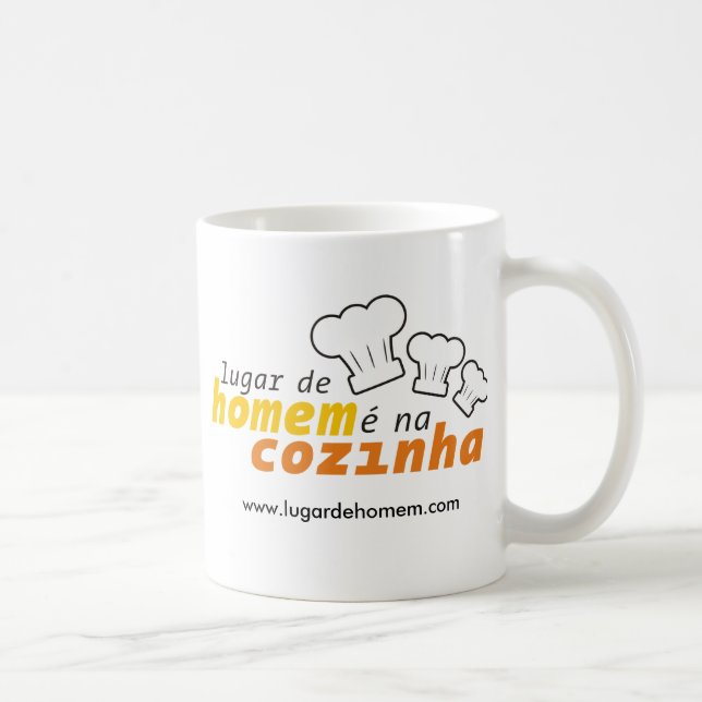 Caneca Lugar de Homem é na Cozinha Kaffemugg (Höger)