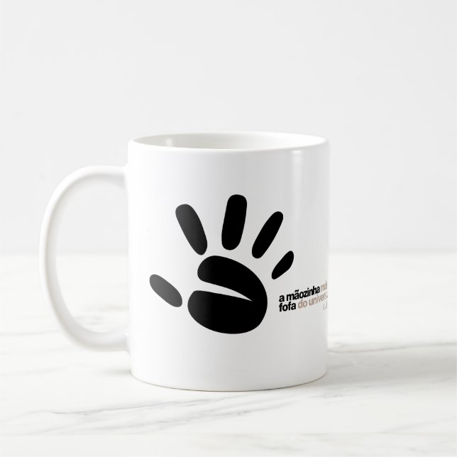Caneca Mãozinha Síndrome de Down T21 Kaffemugg (Vänster)