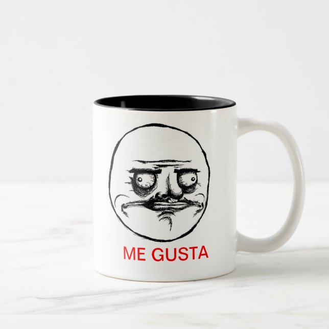 CANECA ME GUSTA! Två-Tonad MUGG (Höger)