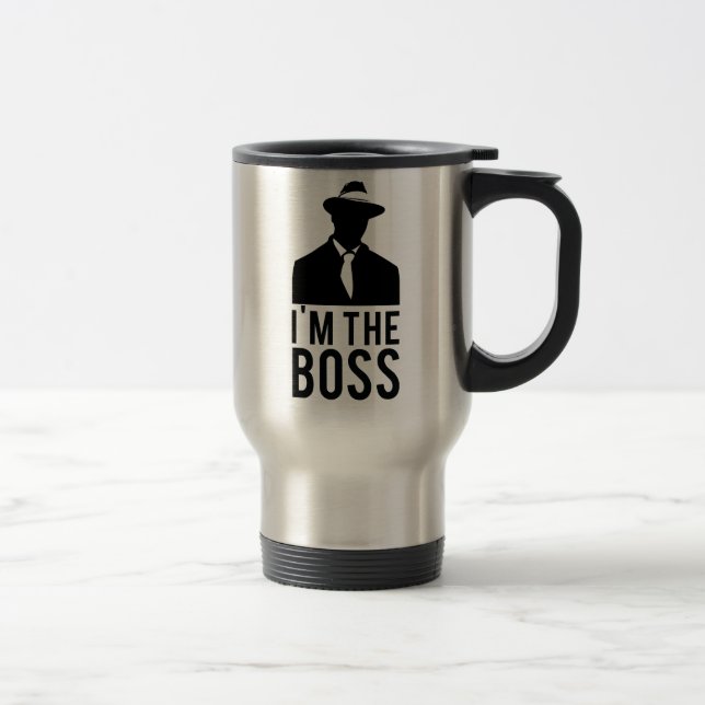 Caneca Metal I'm the Boss Resemugg (Höger)