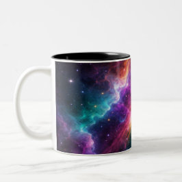Caneca (Mug) Festa das Nebulosas Två-Tonad Mugg
