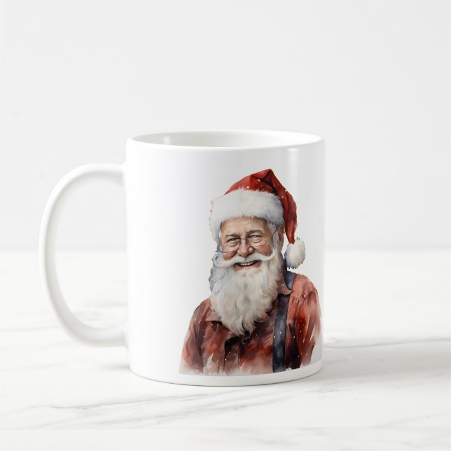 Caneca (Mug) Papai Noel Duplo Kaffemugg (Vänster)