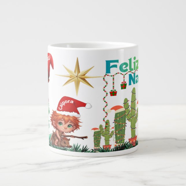 Caneca Natalina Clássica Jumbo Mugg (Framsidan)