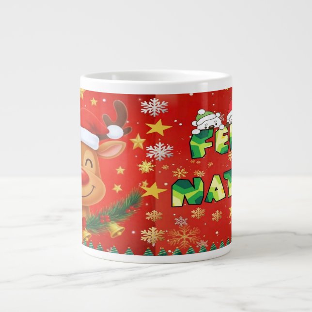 Caneca Natalina Clássica Jumbo Mugg (Framsidan)