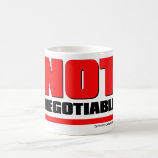 Caneca Not Negotiable Kaffemugg