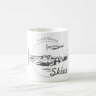 Caneca P-51D Mustang USAF WWII Kaffemugg