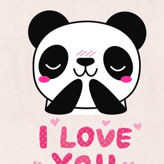 caneca panda coração desenho kaffemugg (caneca fofa  panda)